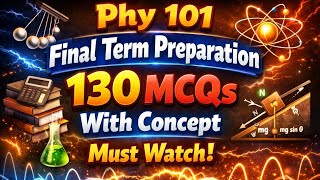 Phy101 Final Term Preparation 130 Mcqs With Concept 