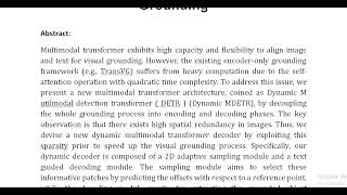 Dynamic MDETR  A Dynamic Multimodal Transformer Decoder for Visual Grounding