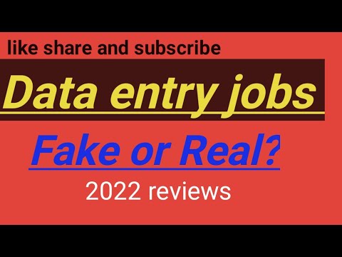 Data Entry Work From Home Jobs fake or real?| Online Data Entry Job Latest Review| Data Entry Job|