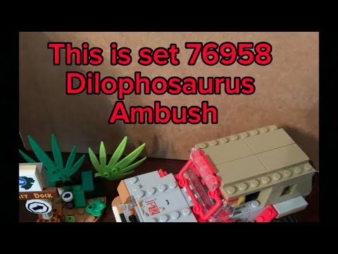 Lego Jurassic Park 30th Anniversary Dilophosaurus Ambush Set
