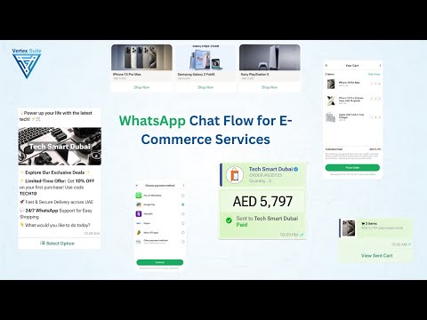 WhatsApp Chat Flow for E-Commerce Services