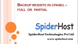 how to backup website in cpanel