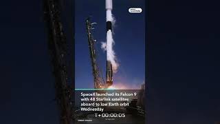 SpaceX Launches 48 Starlink Satellites Aboard Falcon 9 Rocket