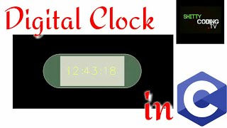 Simple Digital Clock in C