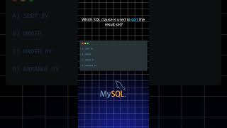 Can you sort your data in MySQL? #SQLQuiz #MySQLBeginner #DatabaseTips #CodeChallenge  #devforall
