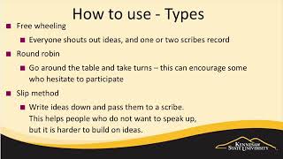 Brainstorming Decision Making Tools