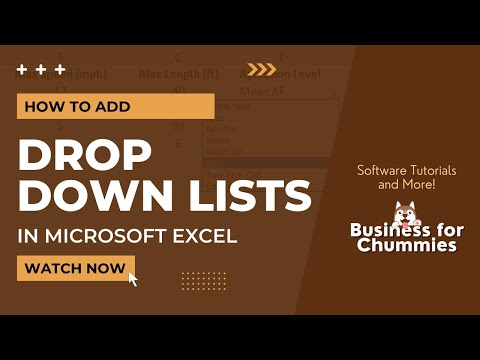 How to Add a Drop Down List to Excel with Multiple Selections