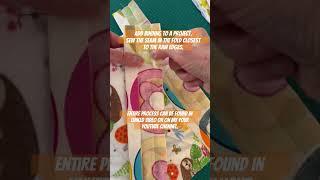 How to add binding to a project. #beginnersewing #learntosew #binding #quilting #sewingtutorial