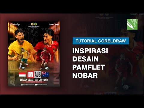 DESAIN PAMFLET ACARA NOBAR TIMNAS | CORELDRAW