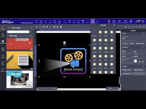 Make Animated Logo Easily with Logo Animation Templates - Drawtify Logo Maker