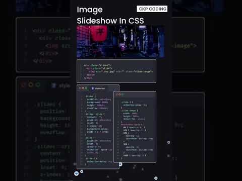 Image Sideshow using css. #shorts