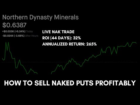 HOW TO SELL NAKED PUTS PROFITABLY FOR MONTHLY INCOME : LIVE NAK TRADE EXAMPLE | TRADE 001 U01