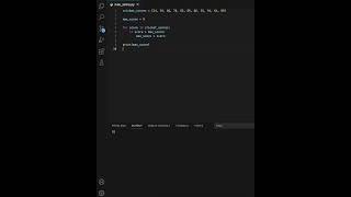 Python Find Maximum Score Without Using Max Function | Python #coding #max #python #for #learning