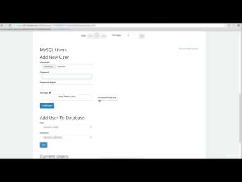 019 Creating  The Database User for The New Site.mp4