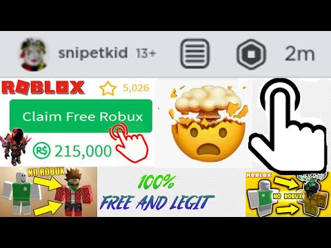 How to get free Robux in 2021 | 100% legit no scams | Unpatchable | Get Your Robux Now!!