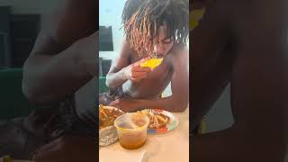 The seafood lover boy does this with his food🤣🤦🏽‍♀️ Must watch #trending  #funny #shorts