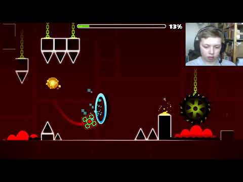 Geometry Dash - BEAT ALL THE LEVELS BY ROBTOP PART 1!