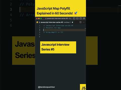 🤯 #5 JavaScript Map Polyfill Challenge: Elevate Your Coding in 60 Sec 🚀 #CodingChallenge #JavaScript
