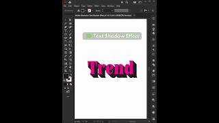 Text Shadow Effect | Adobe illustrator | Tips and Tricks