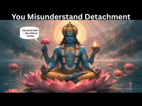 The Silent Teachings of Vishnu’s Lotus | Detachment Without Withdrawal