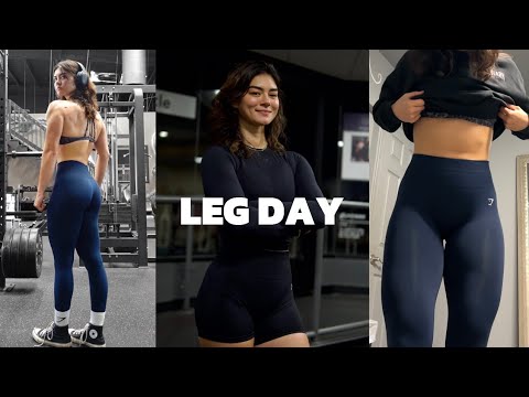 FULL LEG DAY ROUTINE (and squat PR!!)