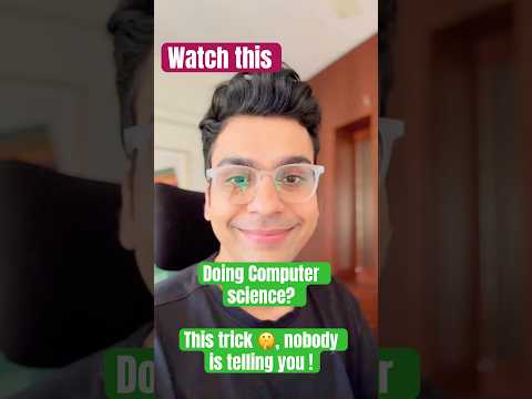 Doing computer science? Do watch this ⏰ #computerscience