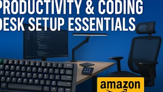 🧑‍💻 Top Productivity & Coding Desk Setup Essentials (Amazon Must-Haves 2025)