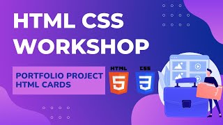 HTML CSS Workshop | Portfolio Building | How To Generate HTML Cards With CSS