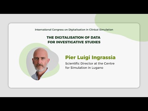 The Digitalisation of Data for Investigative Studies. Dr Pier Luigi Ingrassia.