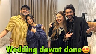Newly wed ki dawat ghar par kardi😍 | basil bolta hai mai isne tang hogaya😂