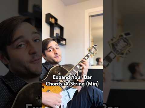 Expanding your bar chords! (A String Minor) #guitar #guitarcraft #jazzguitar #guitartutorial #music