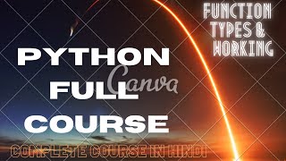 Python Full Course 65 Function Types and Working