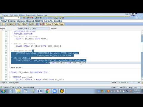 SAP ABAP Oops Interface