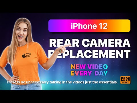 iPhone 12 rear camera replacement | Broken camera repair guide | How to change iPhone camera