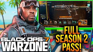 FULL BLACK OPS 7 SEASON 2 BATTLE PASS! All CONTENT & REWARDS! (WARZONE SEASON 2 BATTLE PASS)