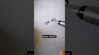 Write ur name like a game#653 #nameideas #nameart #handwriting #writingtechniques #gameplay #shorts