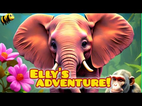 "The Naughty Little Elephant : the HoneyBee Lesson#englishtales#animal#elephant#funnystories#disney