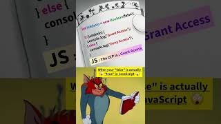 JS Devs Will Get This Boolean Pain! 😡 #js #memes