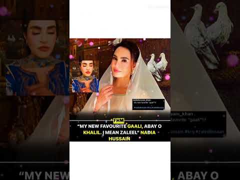 #breakingtoday #pakistan #showbiznews #nadiahussain