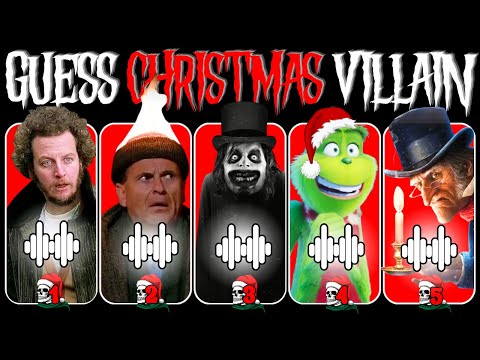 Guess the Christmas Villain 👹 🎄Grinch, Krampus, Home Alone