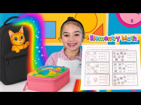 Easy Elementary MATH for kids! Matching Equations to Pictures | Emy Girl