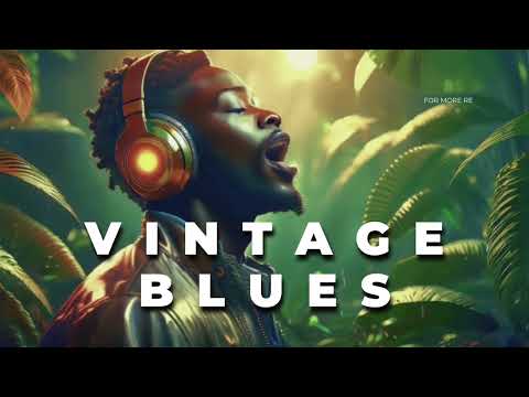 #23 Vintage Blues Music [🎙Raw Soulful Vocals ] Relaxing Night Escape l Retro Classics Style