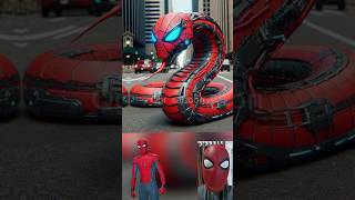 superheroes but snake robot 😱💥 Marvel & DC-All Characters #marvel #avengers#shorts#robot