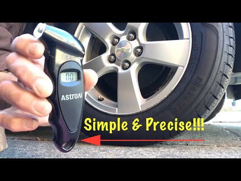 Check tire air pressure with the AstroAI Digital Tire Pressure Gauge! [Review & Demonstration].