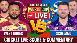West Indies vs Scotland | WI vs SCO | Cricket Live Score & Commentary