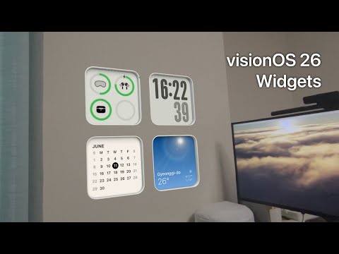 visionOS 26 Widgets – Finally Useful? Full Walkthrough