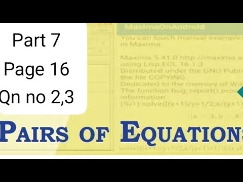 CLASS 9 I CHAPTER 1 I PAIR OF EQUATIONS I PART 7 I SCERT SYLLABUS | ENGLISH AND MALAYALAM MEDIUM
