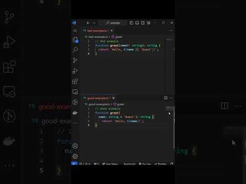 Clean Code - Optional Parameters and Default Values #typescript #cleancode #programming