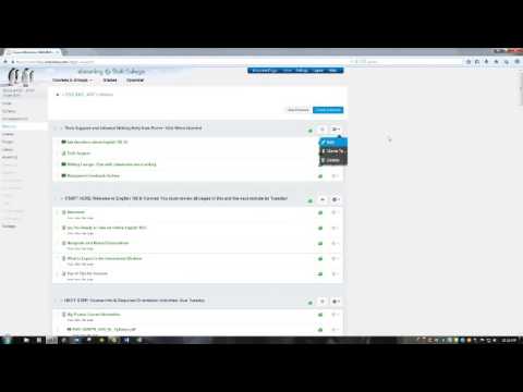 Setting Modules Page as Default to Access Quizzes and Workshops default