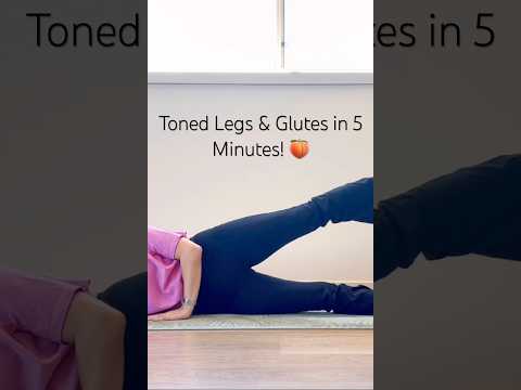 5-Minute Toned Legs & Glutes Workout (NO EQUIPMENT)